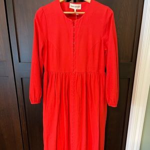 Mara Hoffman Paula Red Maxi Dress